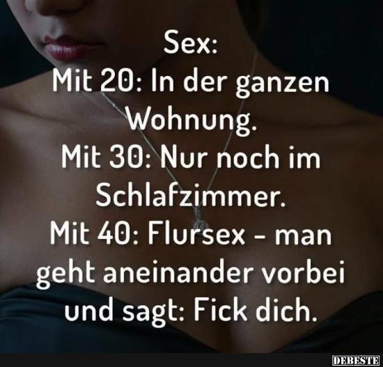 Mit 20: In der ganzen Wohnung..