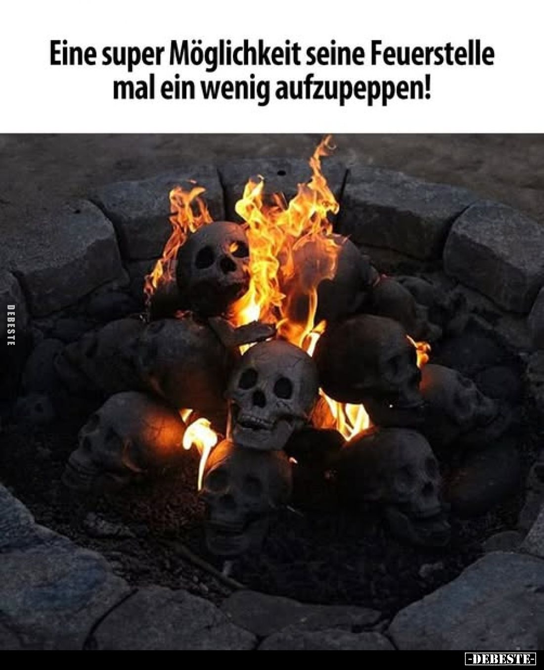 Eine super Möglichkeit seine Feuerstelle mal ein wenig aufzupeppen!