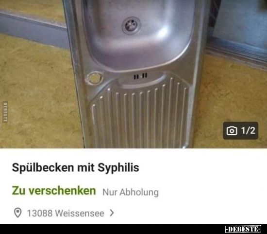 Spülbecken mit Syphilis.. - Lustige Bilder | DEBESTE.de