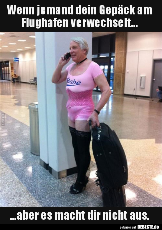 Wenn jemand dein Gepäck am Flughafen verwechselt.. - Lustige Bilder | DEBESTE.de