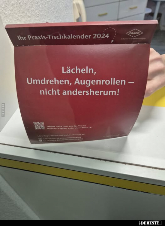 Lächeln, Umdrehen, Augenrollen - nicht andersherum!.. - Lustige Bilder | DEBESTE.de