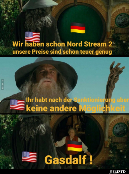 Wir haben schon Nord Stream 2 unsere Preise sind schon.. - Lustige Bilder | DEBESTE.de