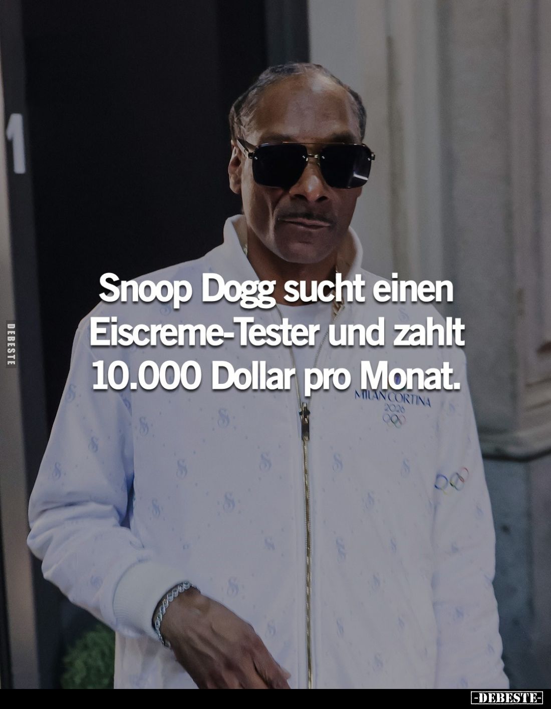 Snoop Dogg sucht einen Eiscreme-Tester und zahlt 10.000 Dollar pro Monat.