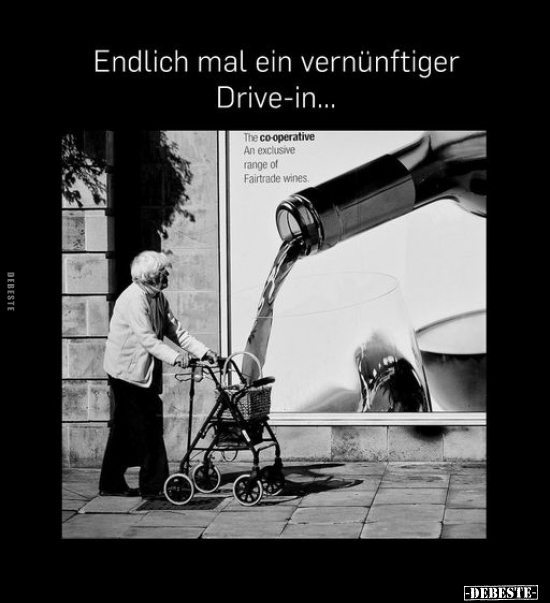 Endlich mal ein vernünftiger Drive-in... - Lustige Bilder | DEBESTE.de