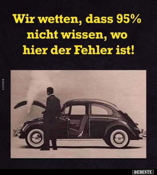 Wir wetten, dass 95% nicht wissen, wo hier der Fehler ist!