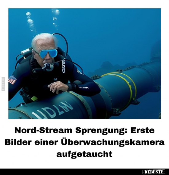 Nord-Stream Sprengung: Erste Bilder einer.. - Lustige Bilder | DEBESTE.de