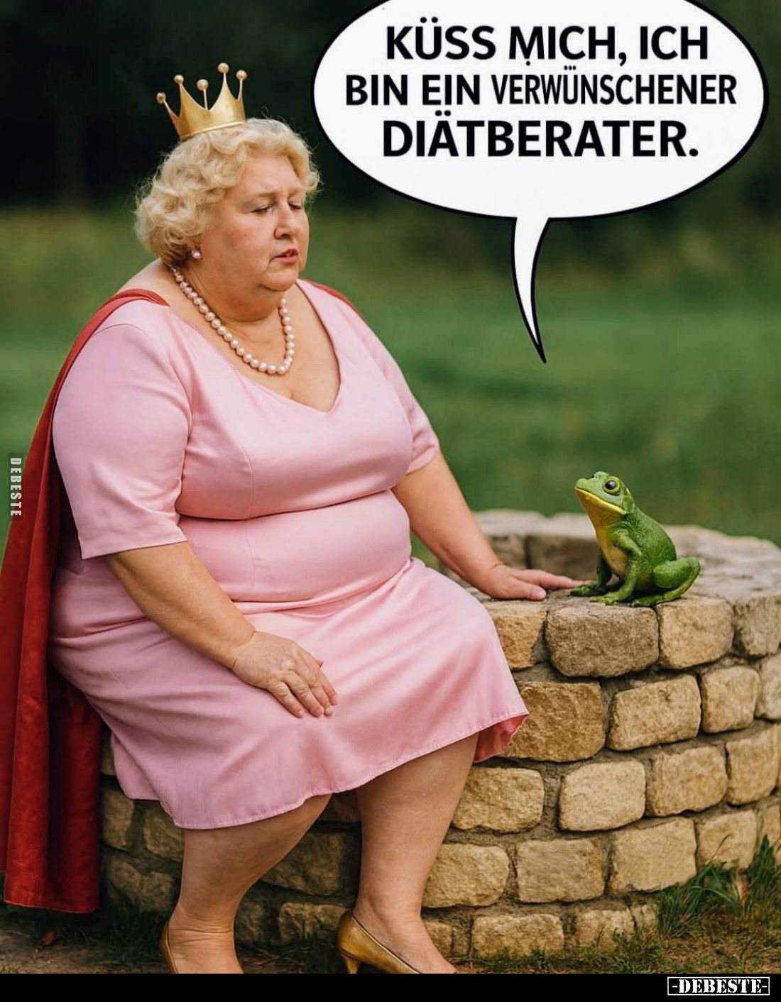 Küss mich, ich bin ein verwünschener Diätberater.