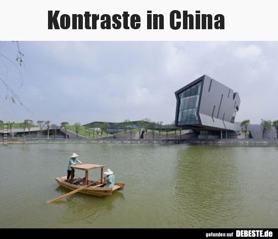 Kontraste in China..