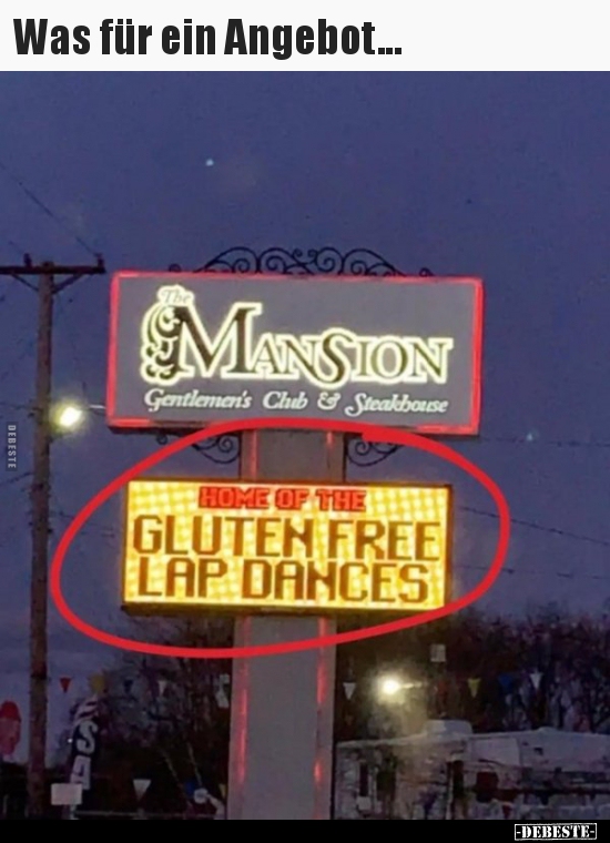 Was für ein Angebot...
