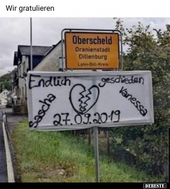 Wir gratulieren