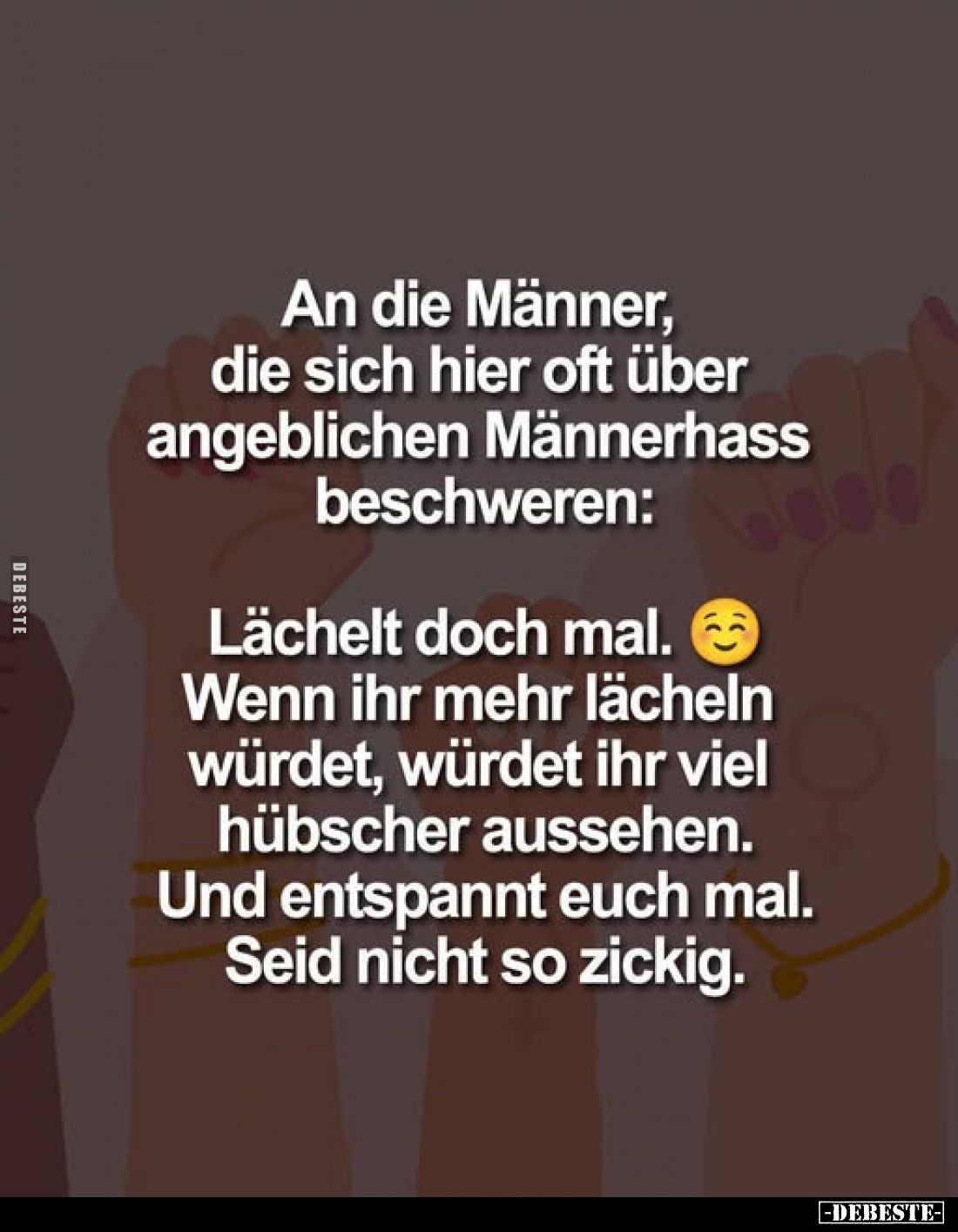 An die Männer, die sich hier oft über angeblichen.. - Lustige Bilder | DEBESTE.de