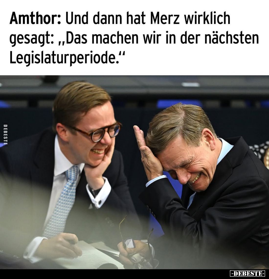Amthor: Und dann hat Merz wirklich gesagt: „Das machen wir in der nächsten Legislaturperiode."