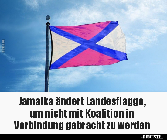 Jamaika ändert Landesflagge, um nicht mit Koalition in.. - Lustige Bilder | DEBESTE.de