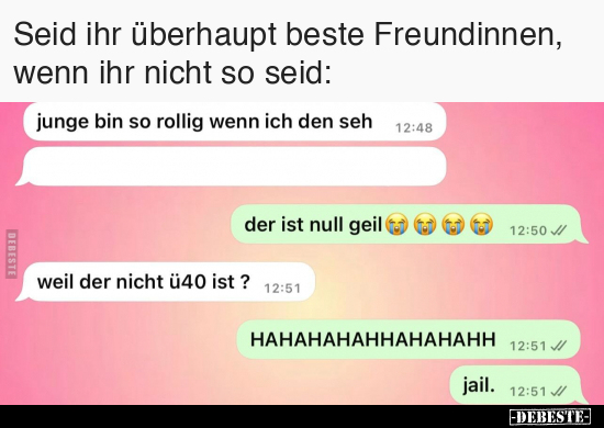 Seid ihr überhaupt beste Freundinnen.. - Lustige Bilder | DEBESTE.de