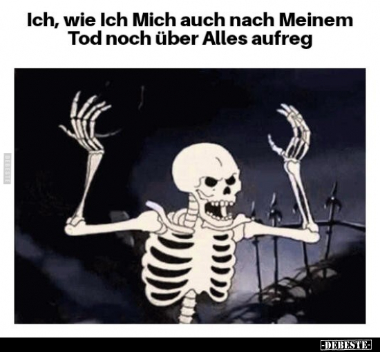 Ich, wie Ich Mich auch nach Meinem Tod noch über Alles.. - Lustige Bilder | DEBESTE.de