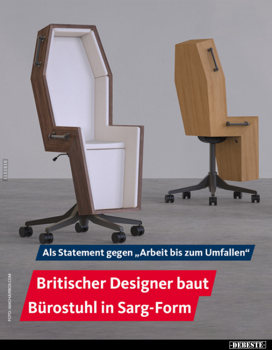 Als Statement gegen "Arbeit bis zum Umfallen"... - Lustige Bilder | DEBESTE.de
