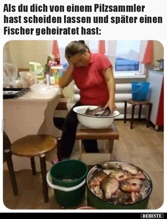 Als du dich von einem Pilzsammler hast scheiden lassen und.. - Lustige Bilder | DEBESTE.de