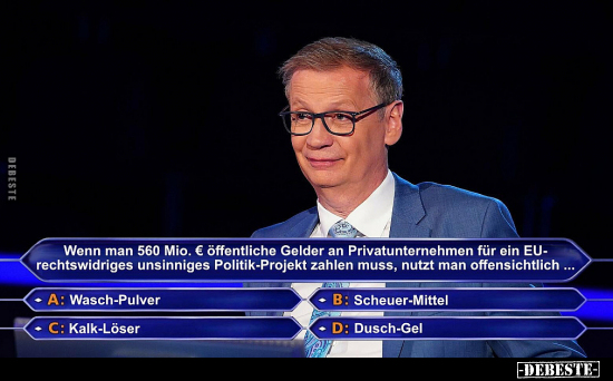 Wenn man 560 Mio. € öffentliche Gelder an..