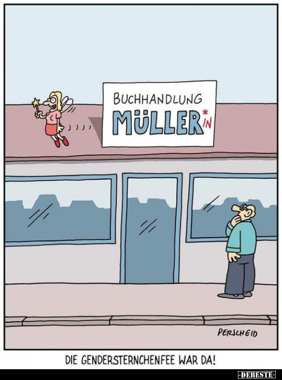 Die Gendersternchenfee war da!..