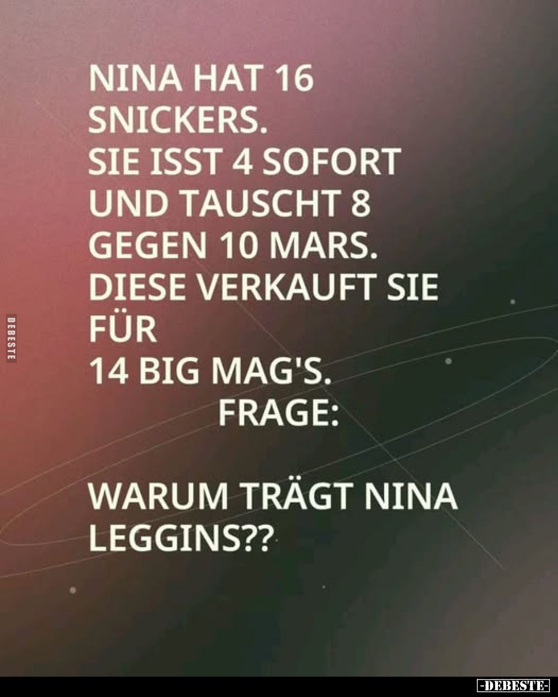 Nina hat 16 Snickers.. - Lustige Bilder | DEBESTE.de