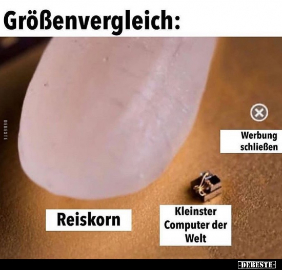 Größenvergleich..