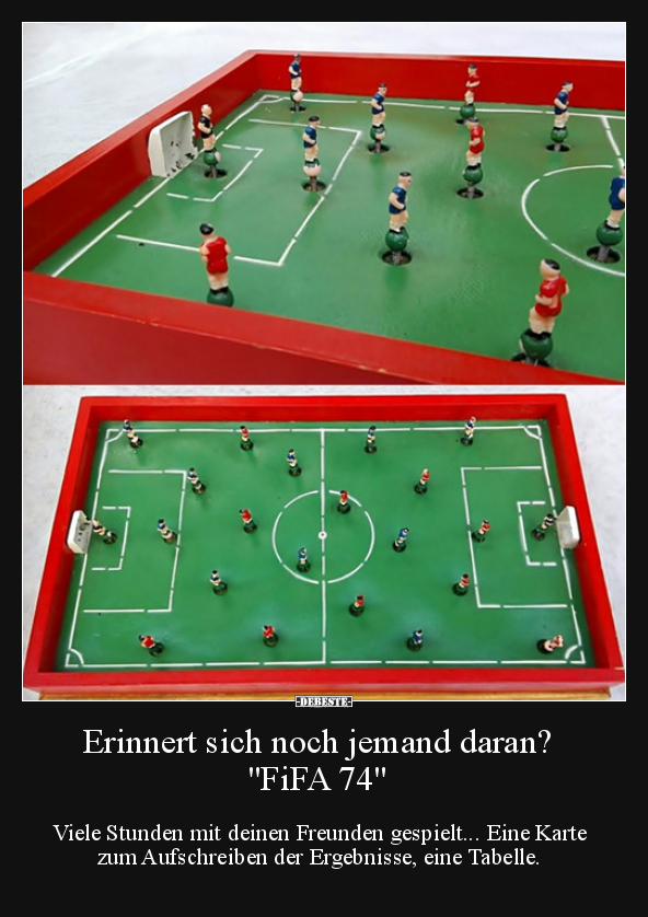 Erinnert sich noch jemand daran? "FiFA 74".. - Lustige Bilder | DEBESTE.de