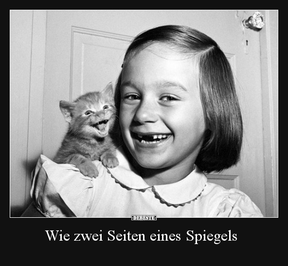 Wie zwei Seiten eines Spiegels..