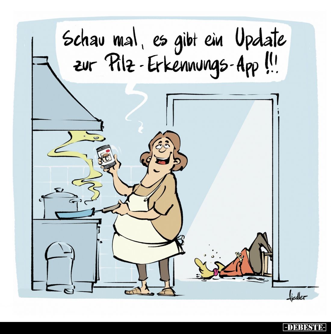 Schau mal, es gibt ein Update zur Pilz - Erkennungs-App !!!