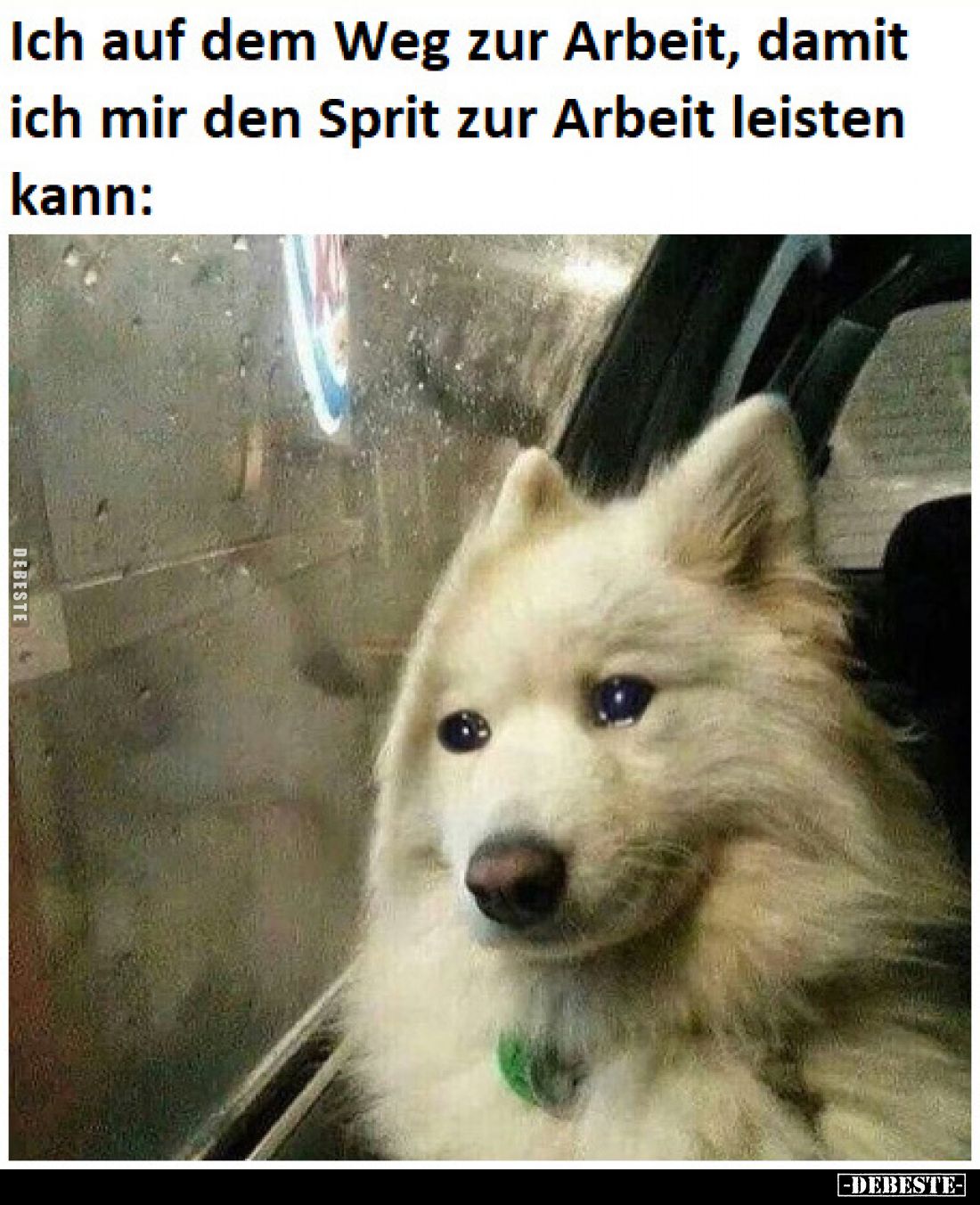 Ich auf dem Weg zur Arbeit, damit ich mir den Sprit zur.. - Lustige Bilder | DEBESTE.de