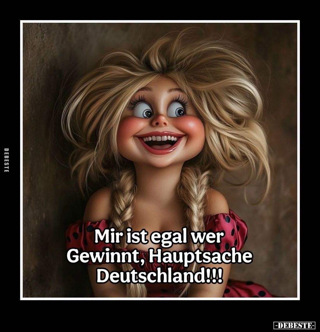 Mir ist egal wer Gewinnt, Hauptsache Deutschland!!!