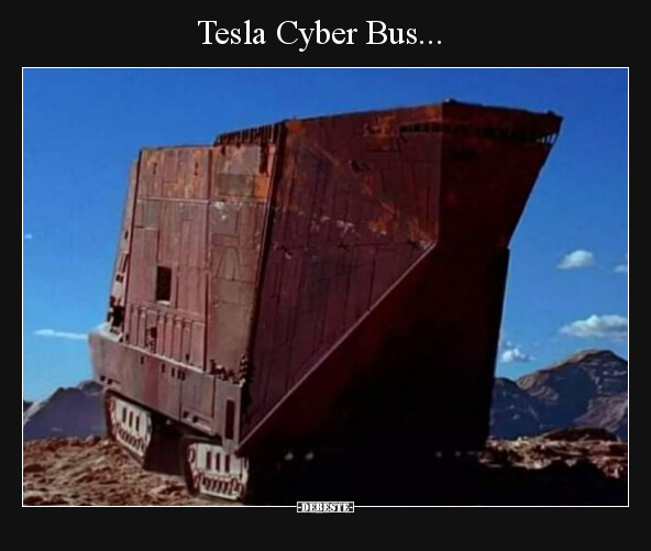 Tesla Cyber Bus... - Lustige Bilder | DEBESTE.de