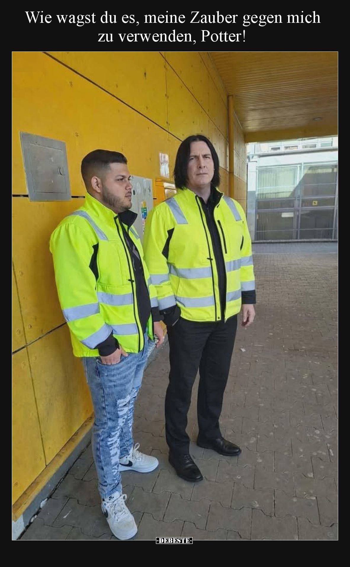 Wie wagst du es, meine Zauber gegen mich zu verwenden, Potter!