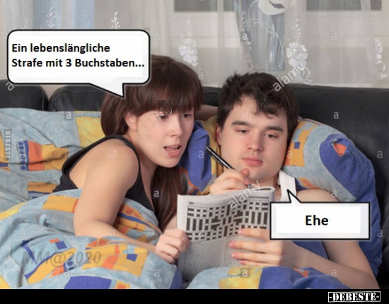 Ein lebenslängliche Strafe mit 3 Buchstaben...