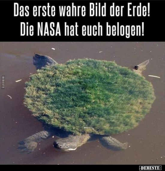 Das erste wahre Bild der Erde! Die NASA hat euch.. - Lustige Bilder | DEBESTE.de