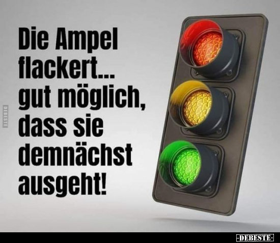 Die Ampel flackert.. - Lustige Bilder | DEBESTE.de