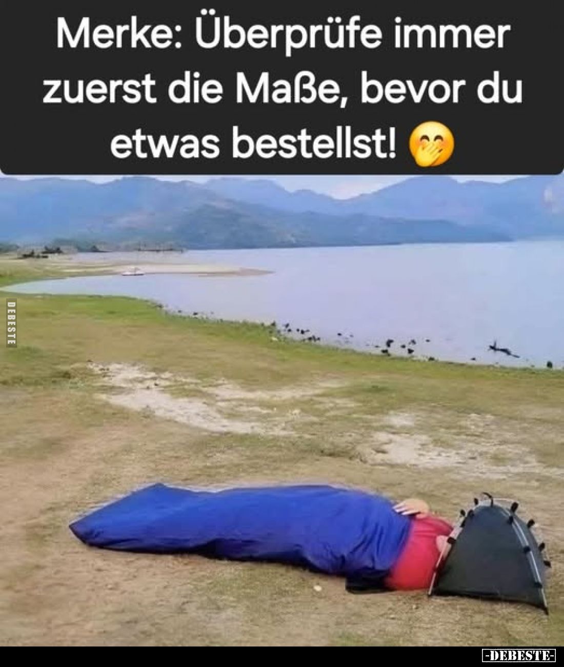 Merke: Überprüfe immer zuerst die Maße, bevor du etwas bestellst!