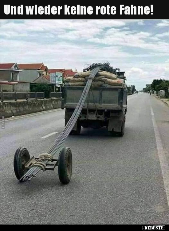Und wieder keine rote Fahne!