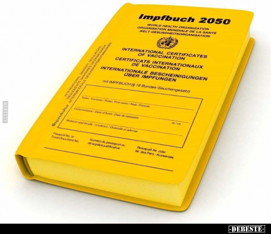 Impfbuch 2050.. - Lustige Bilder | DEBESTE.de