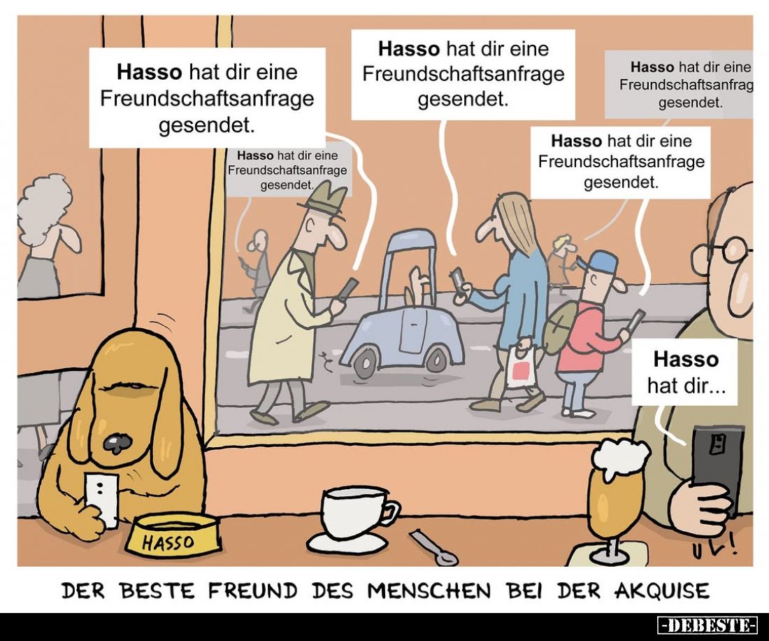 Der beste Freund des Menschen bei der Akquise.... - Lustige Bilder | DEBESTE.de
