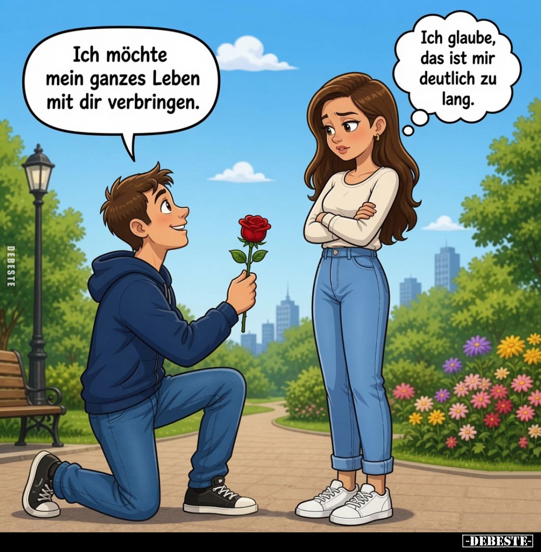 Ich möchte mein ganzes Leben mit dir verbringen.... - Lustige Bilder | DEBESTE.de