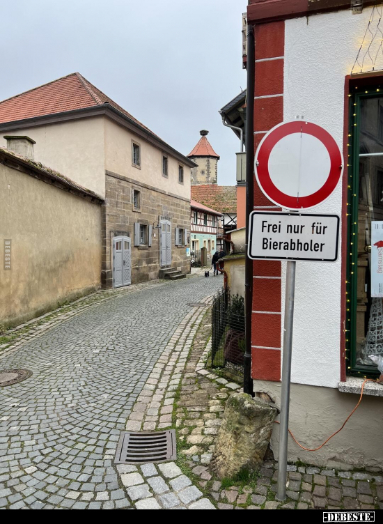 Frei nur für Bierabholer... - Lustige Bilder | DEBESTE.de