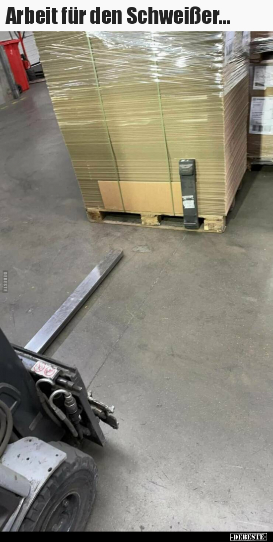 Arbeit für den Schweißer...