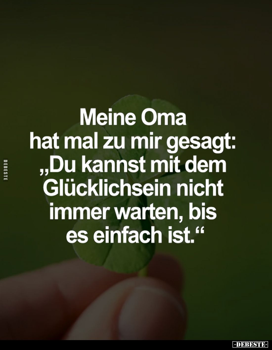 Meine Oma hat mal zu mir gesagt... - Lustige Bilder | DEBESTE.de