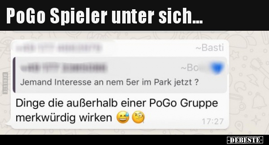 PoGo Spieler unter sich...