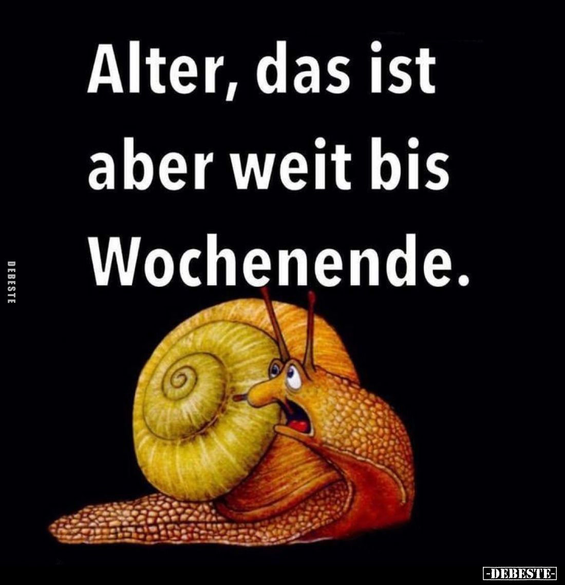 Alter, das ist aber weit bis Wochenende... - Lustige Bilder | DEBESTE.de
