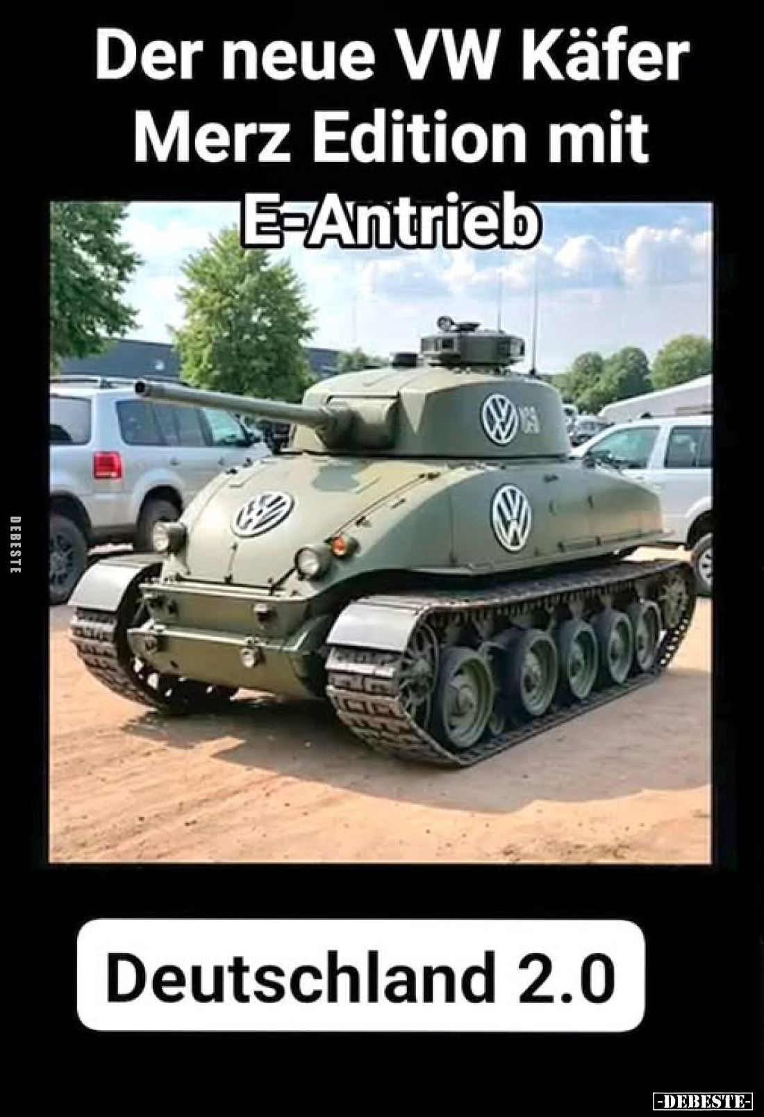 Der neue VW Käfer Merz Edition mit
E-Antrieb
-
Deutschland 2.0