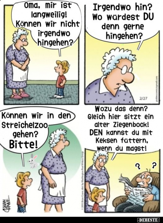 Oma, mir ist langweilig.. - Lustige Bilder | DEBESTE.de