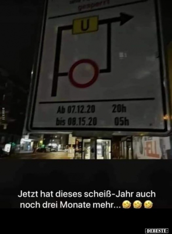 Jetzt hat dieses schei*-Jahr auch noch drei Monate.. - Lustige Bilder | DEBESTE.de