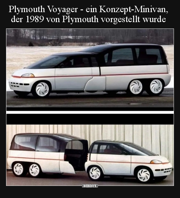 Plymouth Voyager - ein Konzept-Minivan, der 1989 von.. - Lustige Bilder | DEBESTE.de