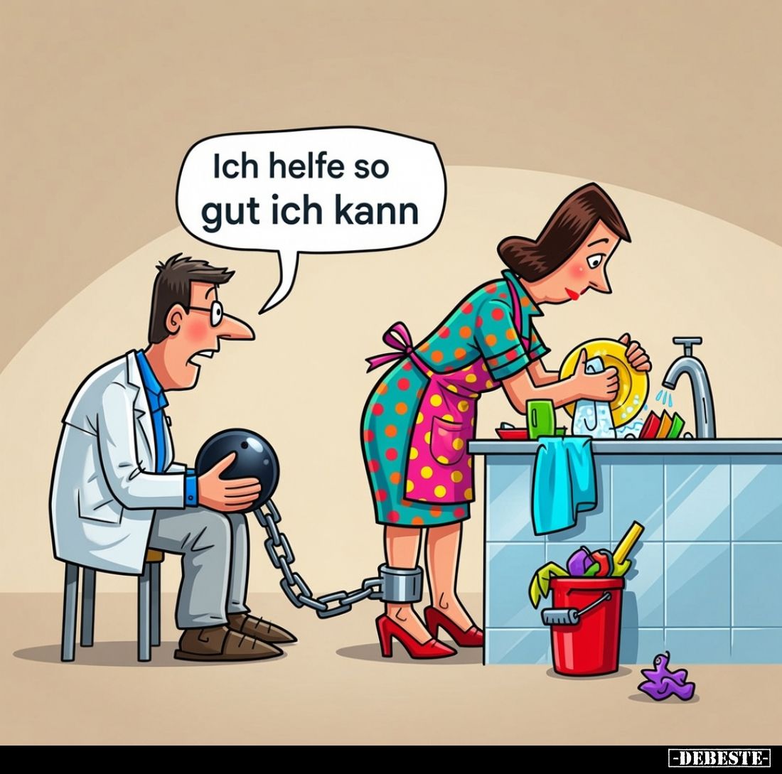 Ich helfe so gut ich kann.